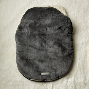 JJ Cole Gray Plush Baby Pad